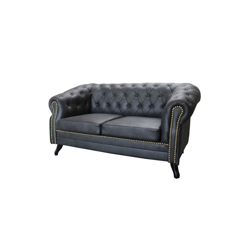 2místná pohovka bez rozkladu Chesterfield