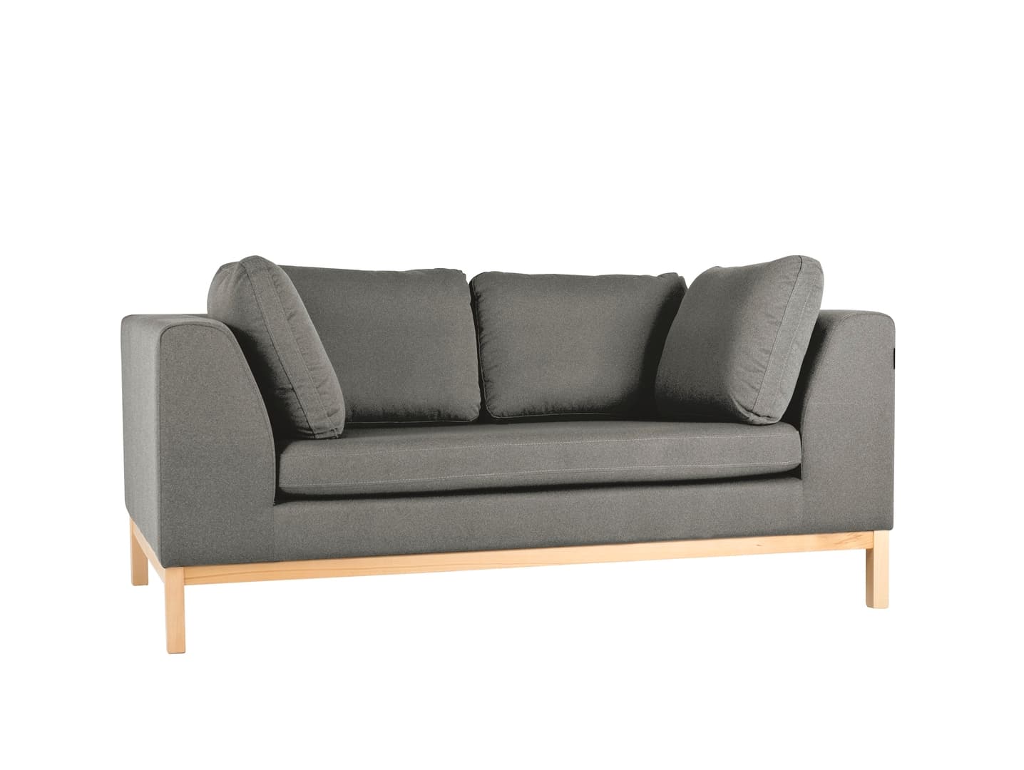 Rozkládací pohovka dvoumístná Ambient Wood látka ambient-wood-2os-fspania-sofa, Šedý