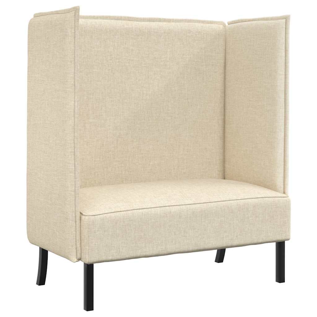 Vysoký zpětný pohovka 101cm textil