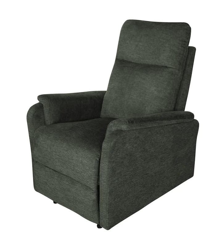 Designové moderní polohovatelné kino křeslo Phoenix s textilním potahem s melírovaným efektem 75 cm