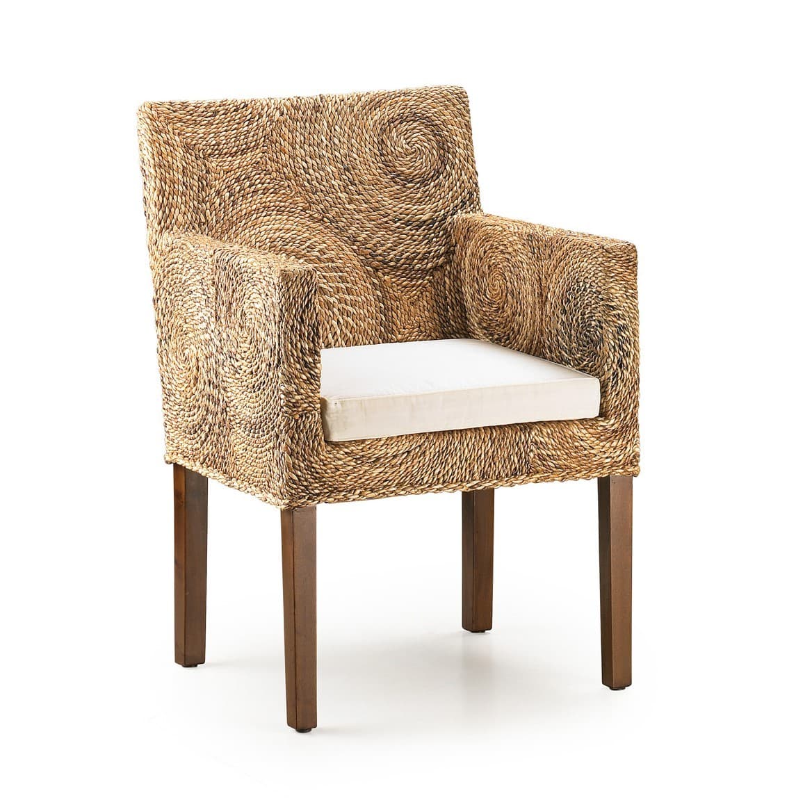 Luxusní křeslo s banánovými kruhy Rattan 85cm