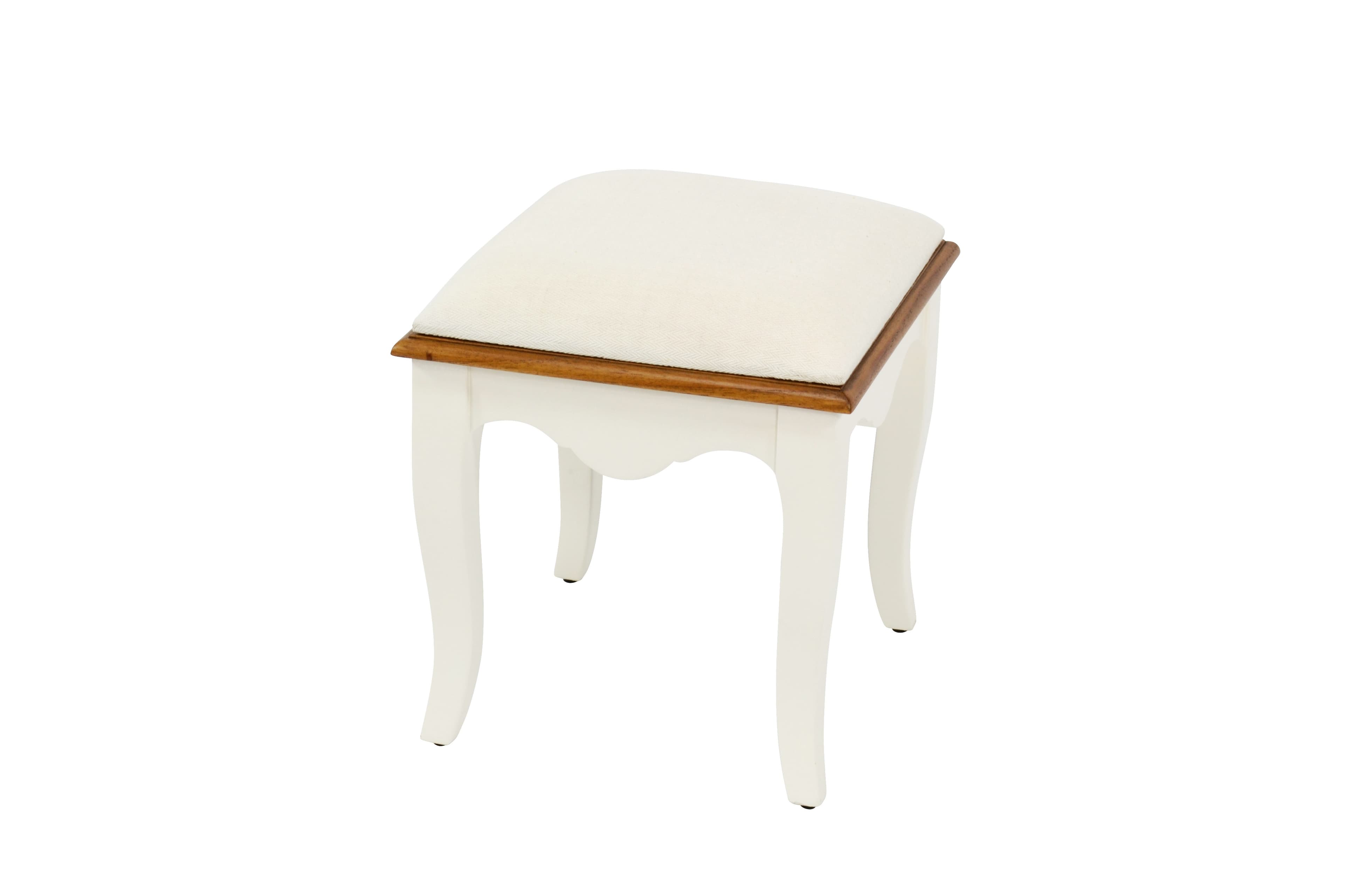 Provence taburetka Antibes s rámem a masivními zaoblenými nožičkami 44cm