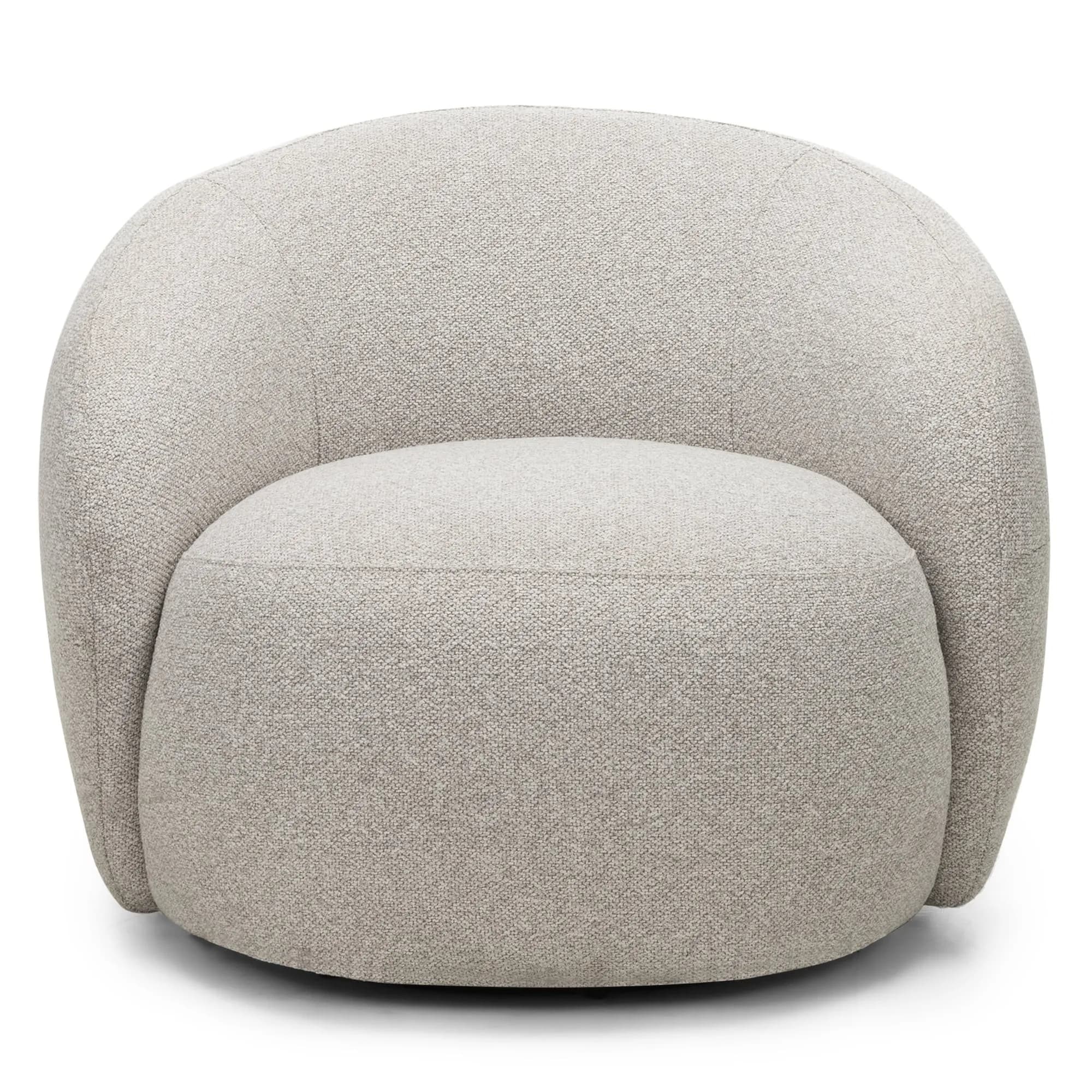 Otočné designové křeslo Nambi, Béžové