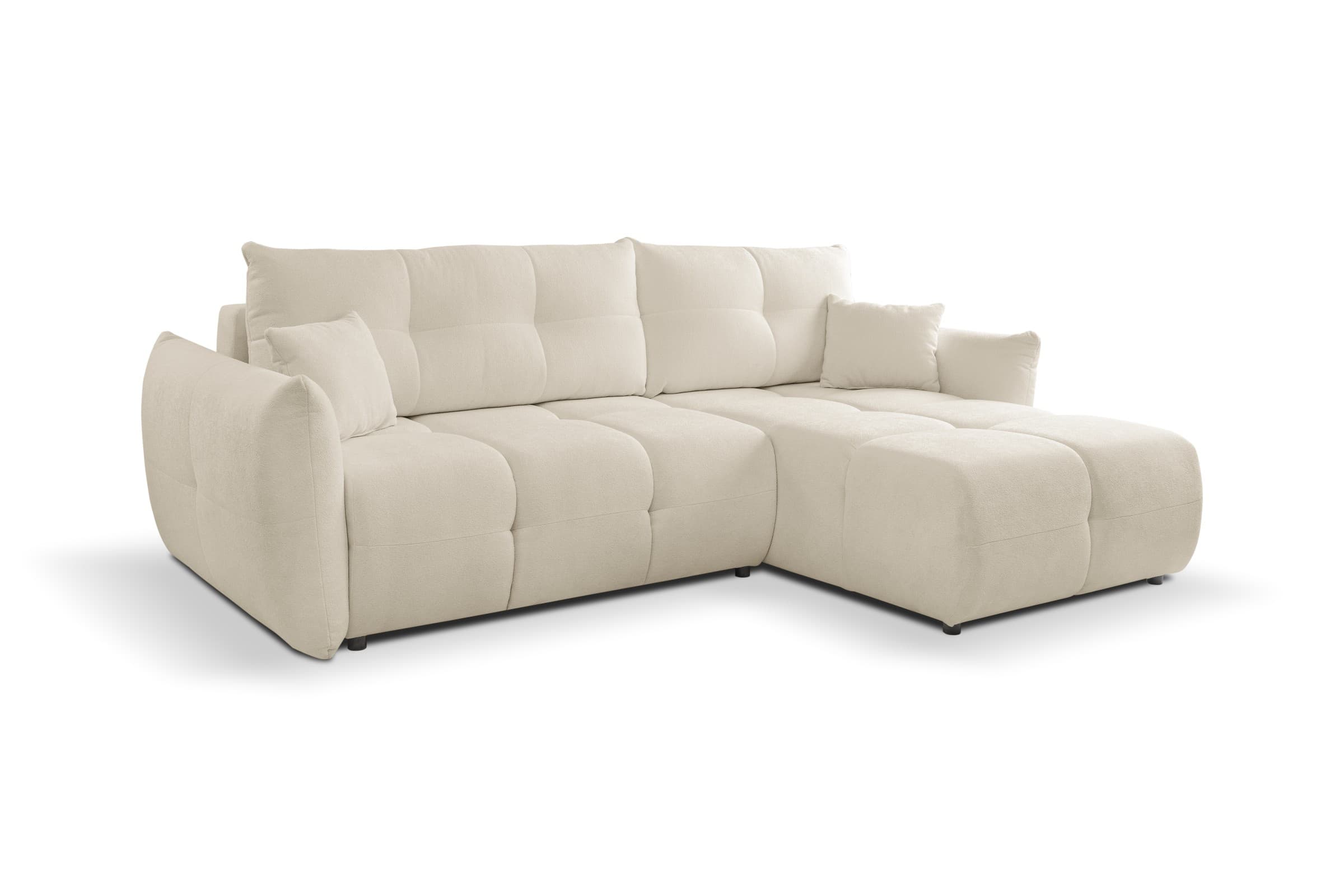 Rozkládací rohová sedací souprava Base 257 cm