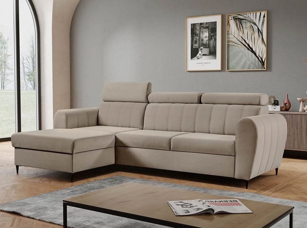 Rohová sedačka s úložným prostorem Lakeway Mini