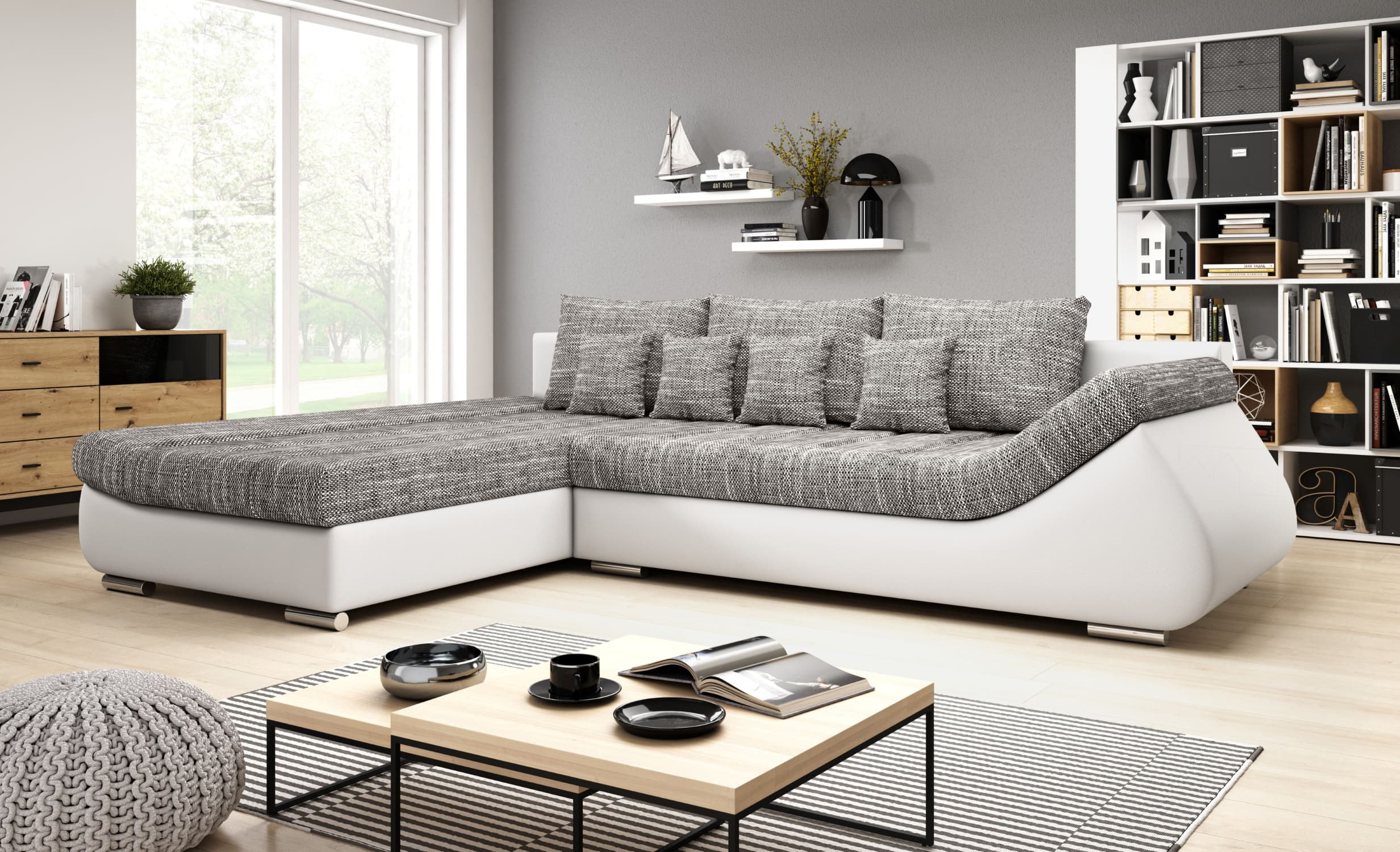 Designová rozkládací sedačka Orina