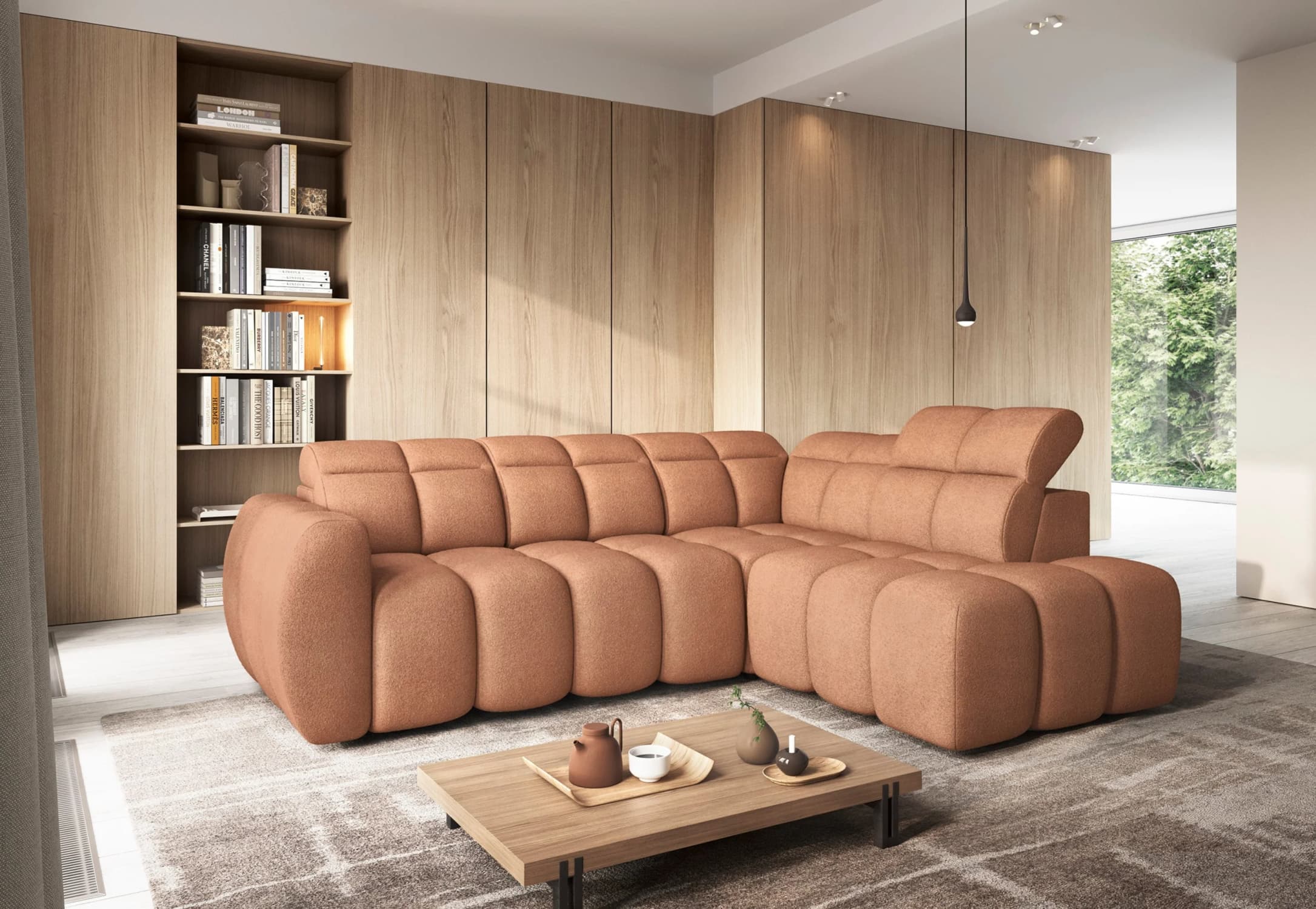 Designová rohová sedačka Saoirse