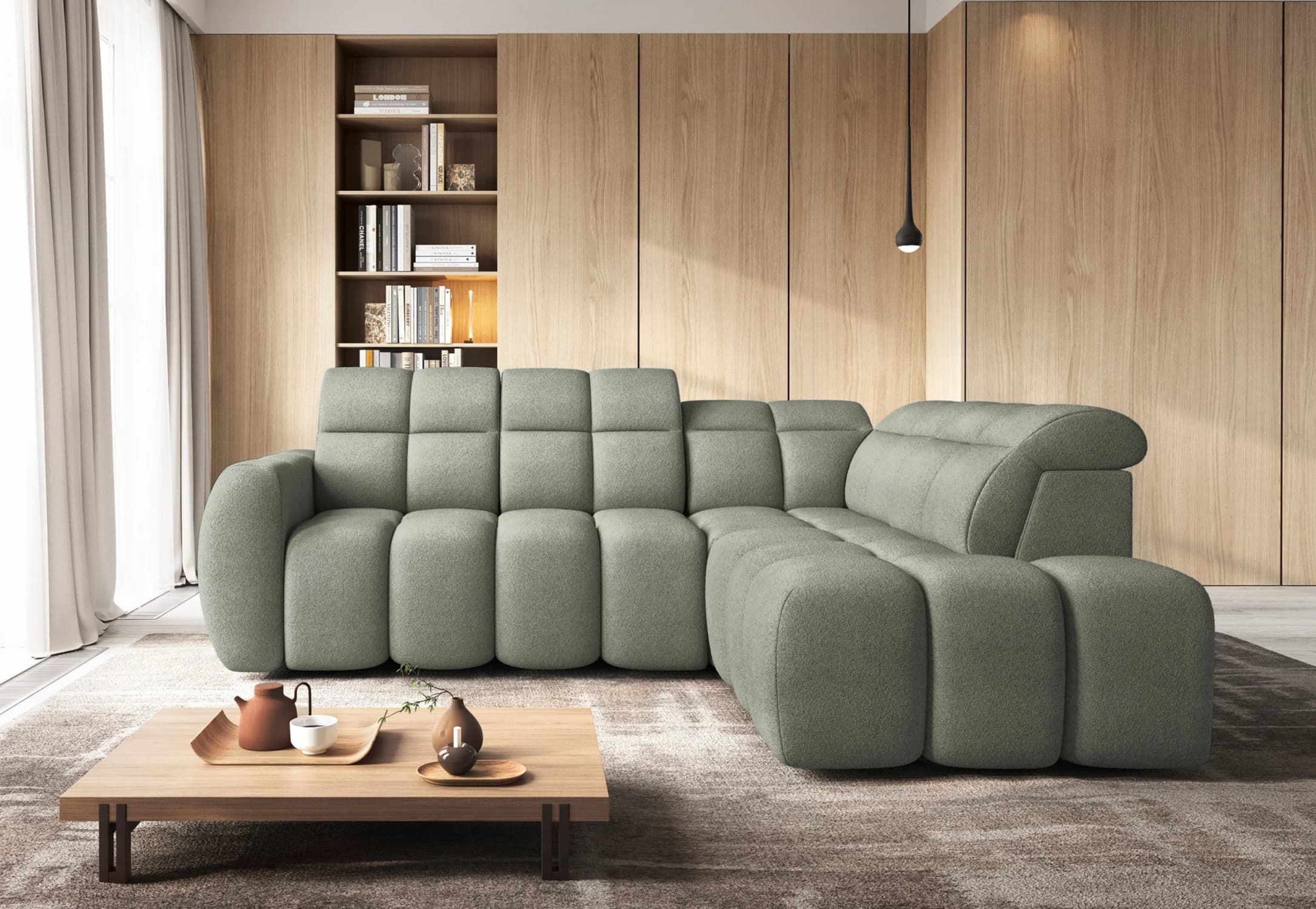 Designová rohová sedačka Saoirse