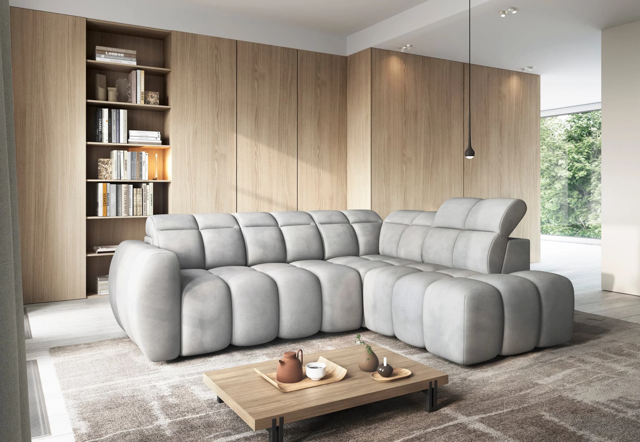 Designová rohová sedačka Saoirse