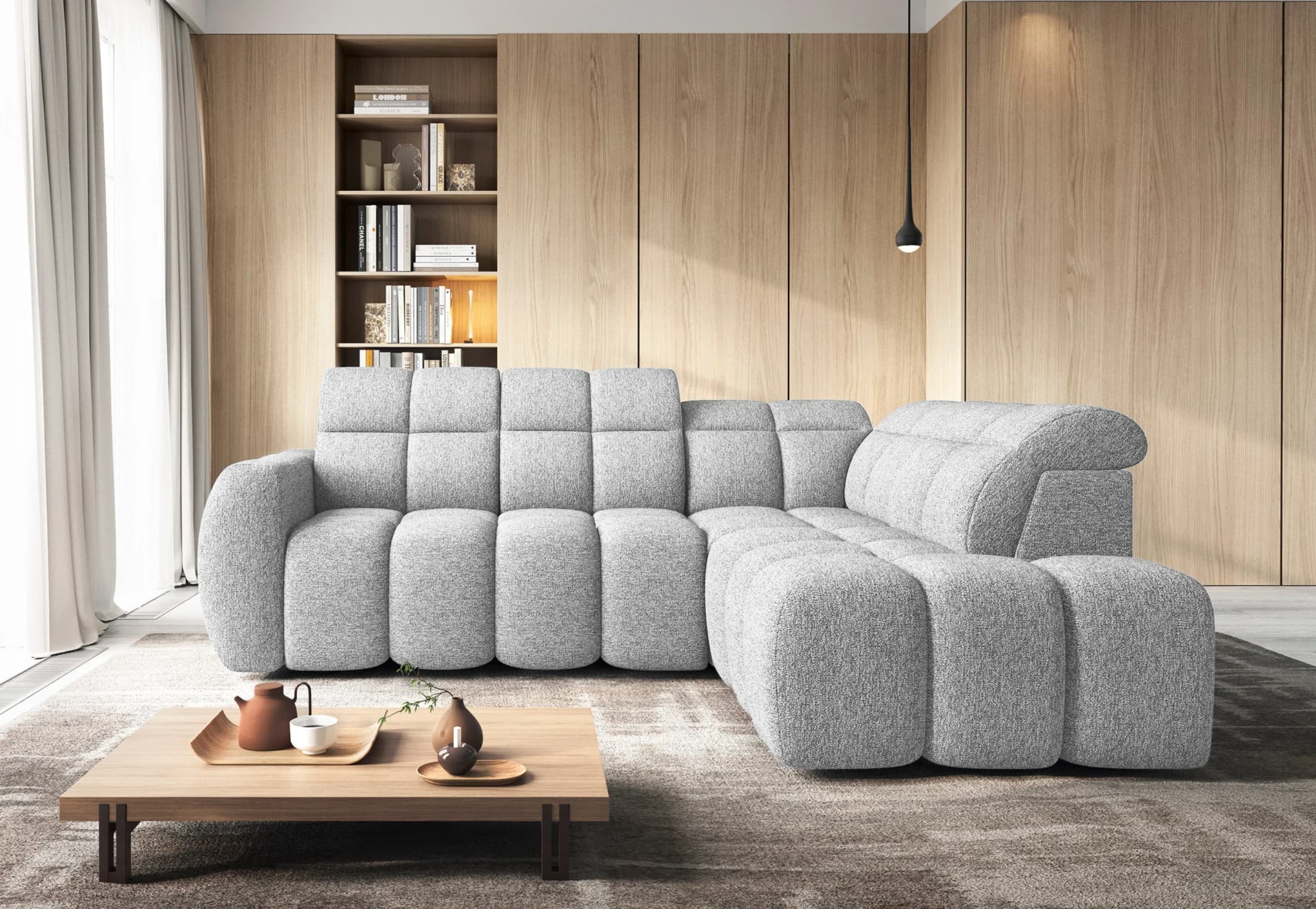 Designová rohová sedačka Saoirse