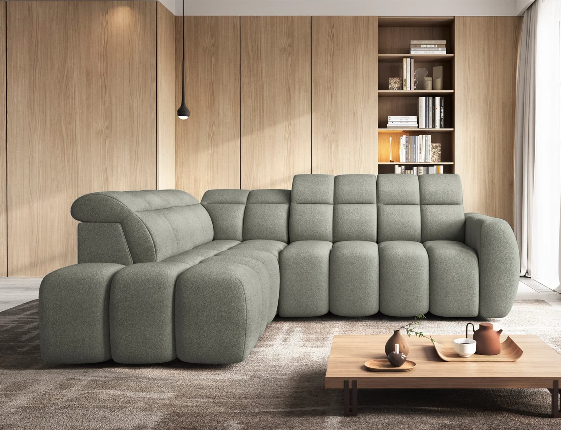 Designová rohová sedačka Saoirse