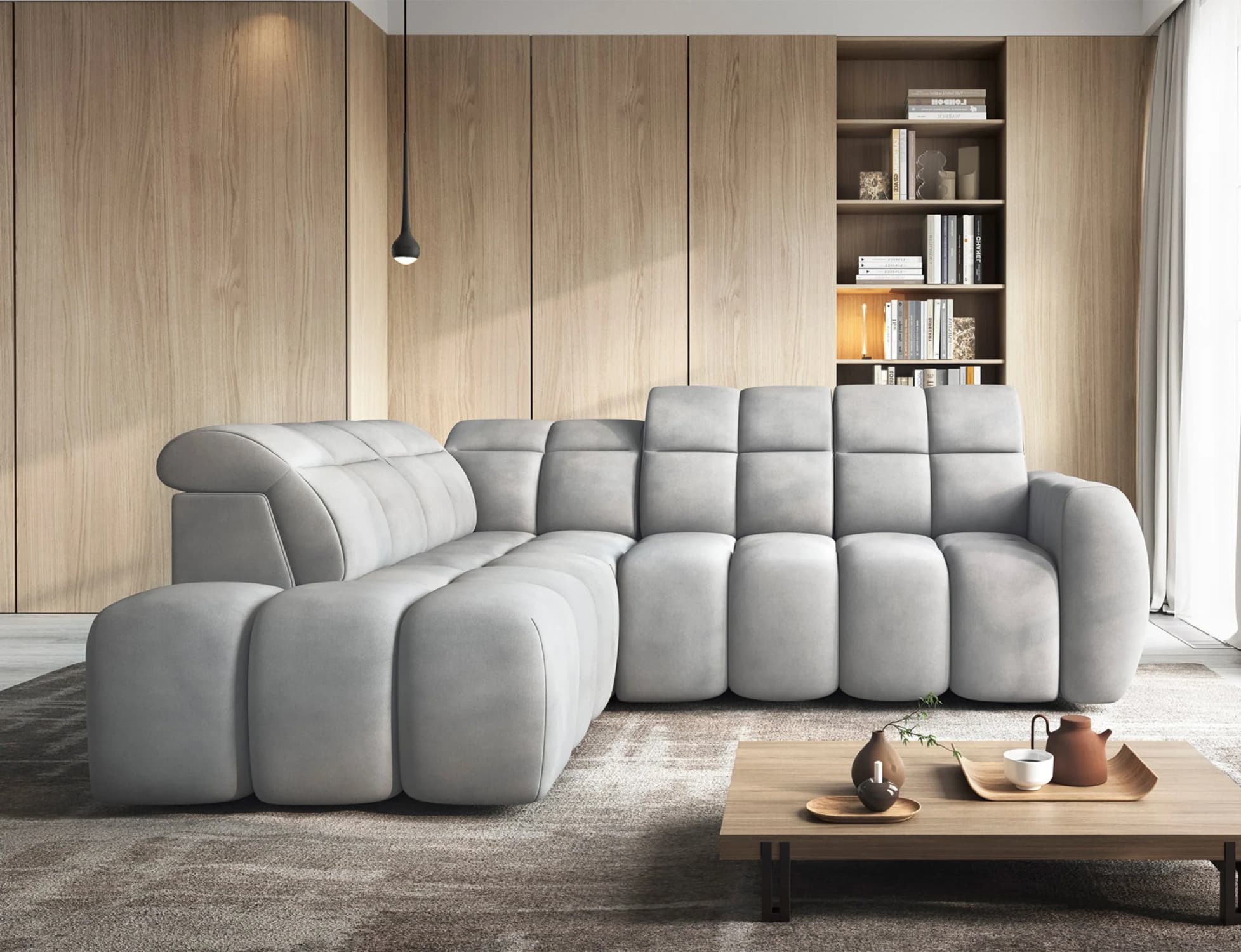 Designová rohová sedačka Saoirse
