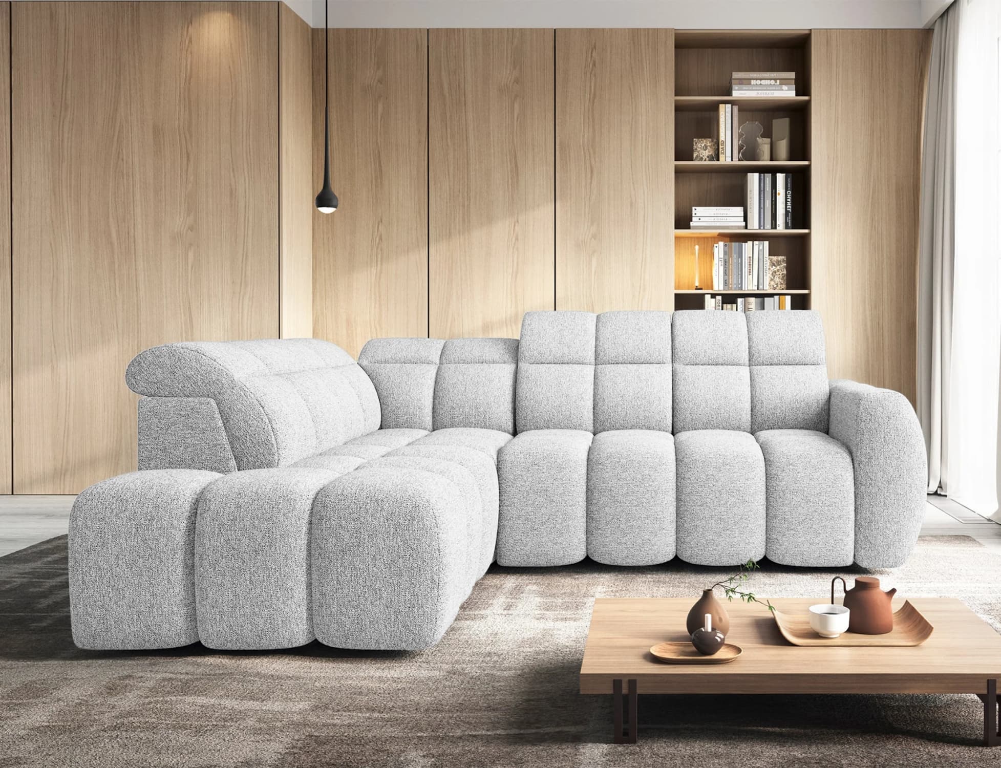 Designová rohová sedačka Saoirse